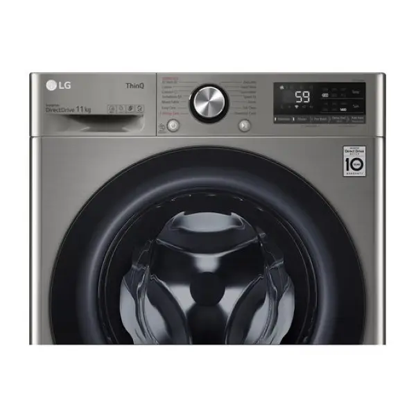 LG F4Y5EYGYPV - 11kg VIVACE Washer VCM with AI DD™, Steam™, larger capacity, ThinQ™ smart connectivity, efficient washing, fabric care, and user-friendly operation. - Image 8