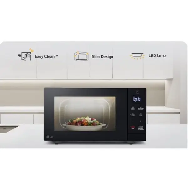 LG MS3032JAS Neochef Microwave Oven, 30L - EasyClean Antibacterial Coating, Sleek Design - Image 5