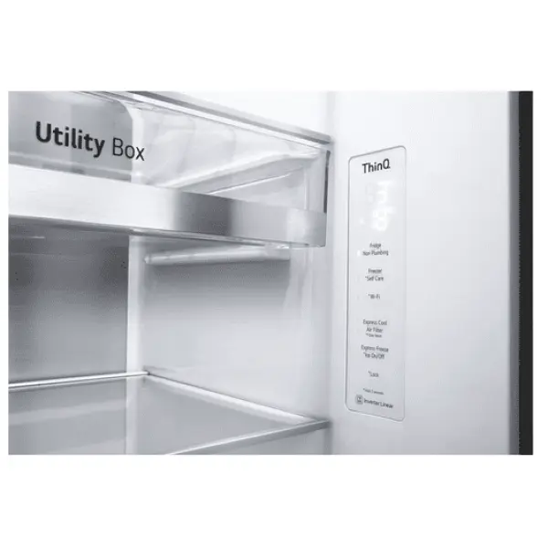 LG GC-X257CQES Side by Side Fridge, 635 L - InstaView, UVnano? Dispenser, HygieneFresh+ - Image 8