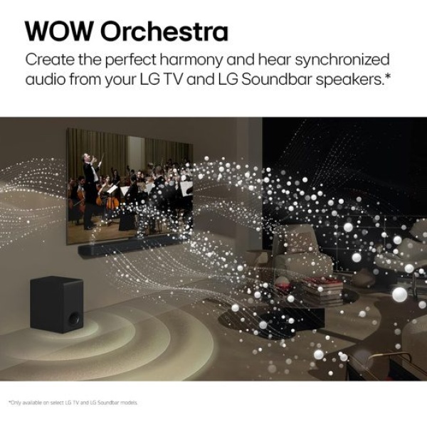 LG S70TY Soundbar - 400W 3.1.1ch Soundbar with Dolby Atmos, DTS:X, up-firing center speaker, AI Sound Pro, Hi-Res Audio, powerful subwoofer, HDMI eARC, Bluetooth. - Image 13