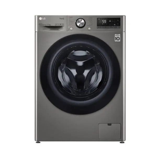 LG F4Y5EYGYPV - 11kg VIVACE Washer VCM with AI DD™, Steam™, larger capacity, ThinQ™ smart connectivity, efficient washing, fabric care, and user-friendly operation.