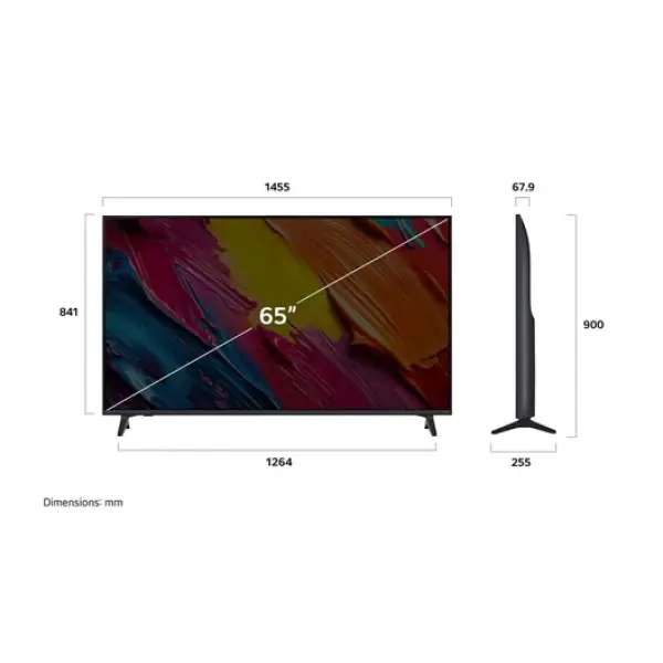 LG 65" 65QNED70A6A QNED 4K TV - Magic remote, Smart, HDR10, a7 AI Processor Gen8, webOS25 - Image 12