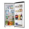 ARF-189K(DS) Armco Refrigerator (7.5Cu.ft.g) 150L, 1 door, Wire Shelves, Cool Pack, Ice Tray, Big Ice Box, Stylish Handle, Lock and Key, Vegetable Crisper, Integrative Fresh Room and Defrosting Tray, DARK SILVER.