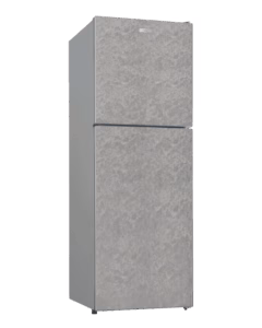ARF-198K Armco Refrigerator, 137L, 2-Door, COOLPACK, Glass Shelves, Vegetable Crisper, Lock & Key, Interior Lamp, Dark Silver, 3-Star EPRA
