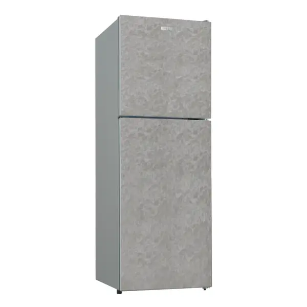 ARF-198K Armco Refrigerator, 137L, 2-Door, COOLPACK, Glass Shelves, Vegetable Crisper, Lock & Key, Interior Lamp, Dark Silver, 3-Star EPRA