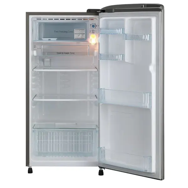 LG GL-B201SLLB Single Door Fridge, 180L - Smart Inverter Compressor, Larger Capacity, Semi Auto Defrost, Moist Balance Crisper - Image 4
