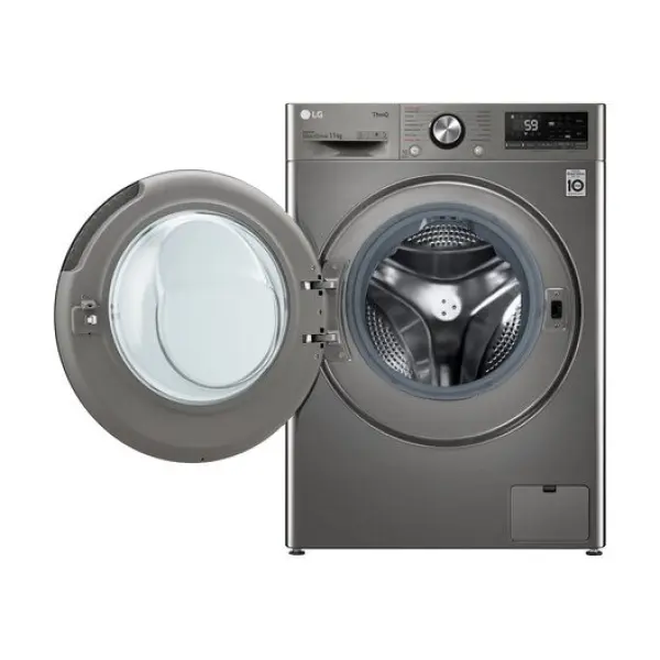 LG F4Y5EYGYPV - 11kg VIVACE Washer VCM with AI DD™, Steam™, larger capacity, ThinQ™ smart connectivity, efficient washing, fabric care, and user-friendly operation. - Image 2