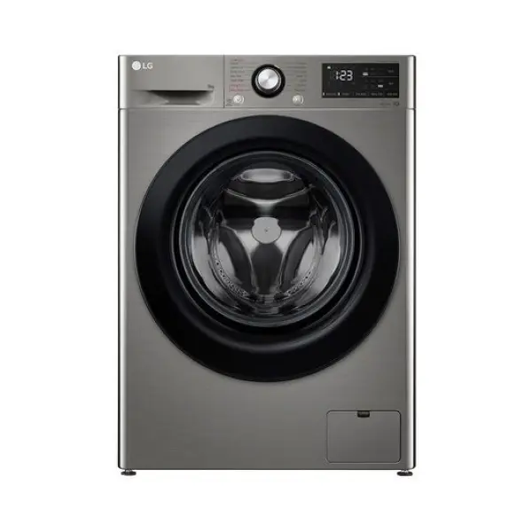 LG F4R3VYG6P Front Load Washing Machine, 9KG - AI DD Technology, Steam Technology