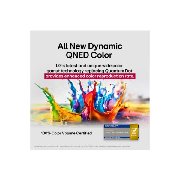 LG 55QNED80A6A - 55" 4K Smart TV with α7 AI Processor Gen8, Dynamic QNED Color, AI Sound Pro, webOS 25, Magic Remote, gaming features. - Image 5