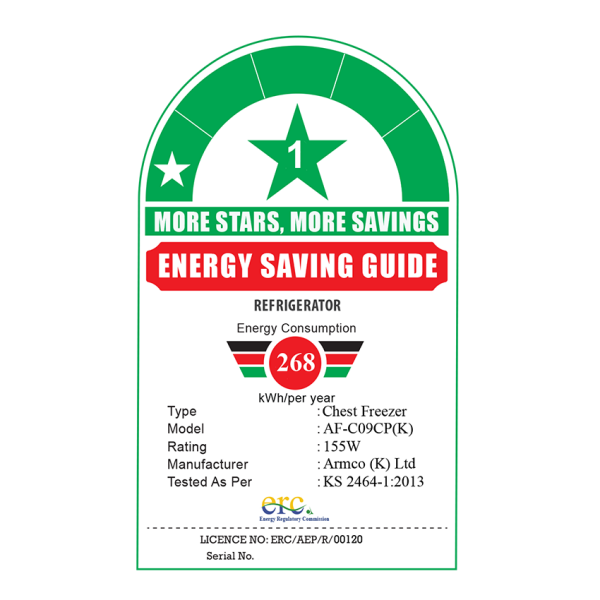 AF-C09CP(K) EPRA Sticker