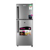 arf-d178g(ds) - refrigerator, 118l, 2door, cool pack, interior lamp, 2 strengthened wire shelves, crystal vegetable crisper, toughened freezer shelves, egg tray, lock and key, external handle, external condenser, dark silver.