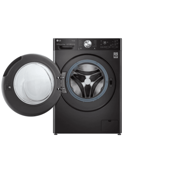 LG F4V9BDP2EE - 12/8kg VIVACE Washer/Dryer, Black Steel, AI DD, Steam & Steam+, TurboWash360°, Wi-Fi ThinQ, Smart Diagnosis, Add Item, 39-minute wash. - Image 6