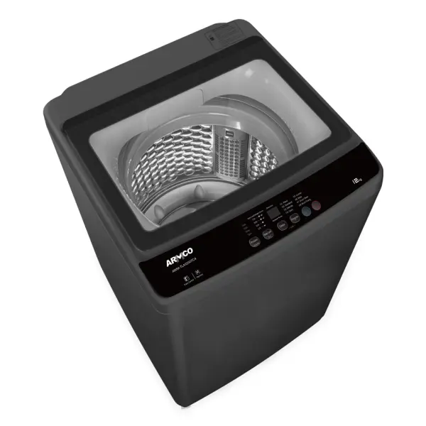 AWM-TLA1200TC4 - 12 Kg Top Loading Fully Automatic Washing Machine, Rat Proof Base, 20 min Fast- wash, LED Digital Display, 1-24Hr Delay Start, Child Lock, Softener box, Auto Balance System, Overheating Control, Stainless Steel Drum, Toughened Glass Cover.