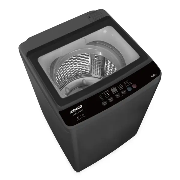 AWM-TLA800TC4 - 8.0 Kg Top Loading Fully Automatic Washing Machine, Rat Proof Base, 20 min Fast- wash, LED Digital Display, 1-24Hr Delay Start, Child Lock, Softener box, Auto Balance Sysyem, Overheating Control, Stainless Steel Drum, Toughened Glass Cover.