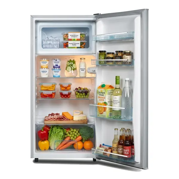 ARF-206G(SL) Refrigerator (8.0Cu.ft.g) 165L, 1 door, Tempered Glass Shelves, Cool Pack, Big Ice Box, Vegetable Crisper, Integrative Fresh Room and Defrosting Tray