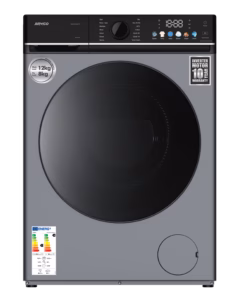 AWM-FLD1280JP-ST – 12KG Washer + 8KG Dryer Front Load Washing Machine, 10 YEAR WARRANTY Direct Drive Inverter, Steam Assist, 1400 RPM